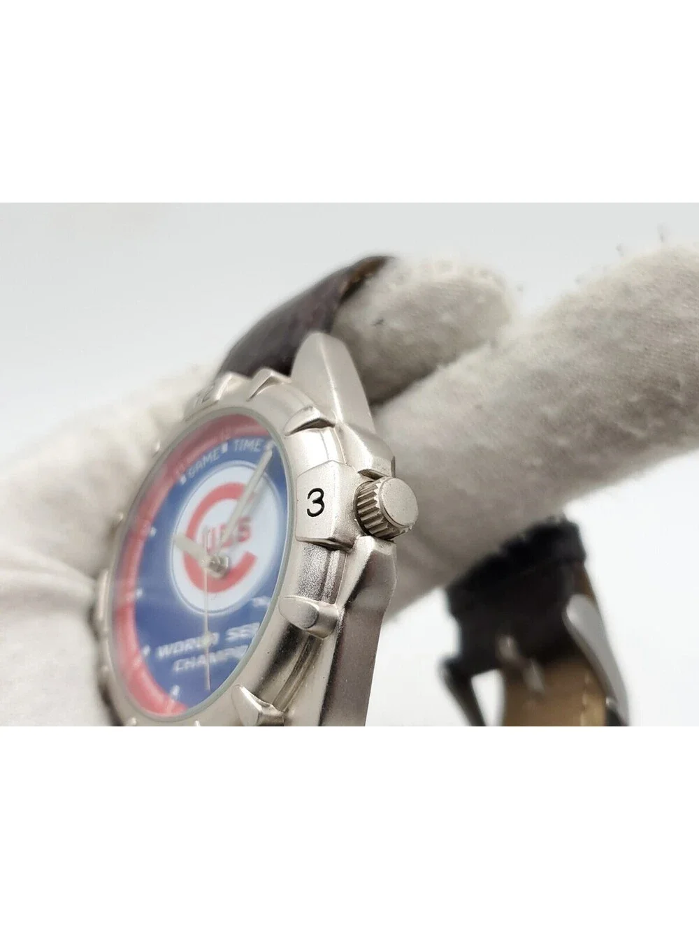 Game Time 1908 Cubs World Series Quartz Watch New Battery 37mm